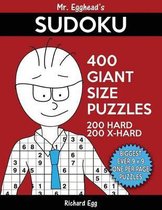 Mr. Egghead's Sudoku 400 Giant Size Puzzles, 200 Hard and 200 Extra Hard