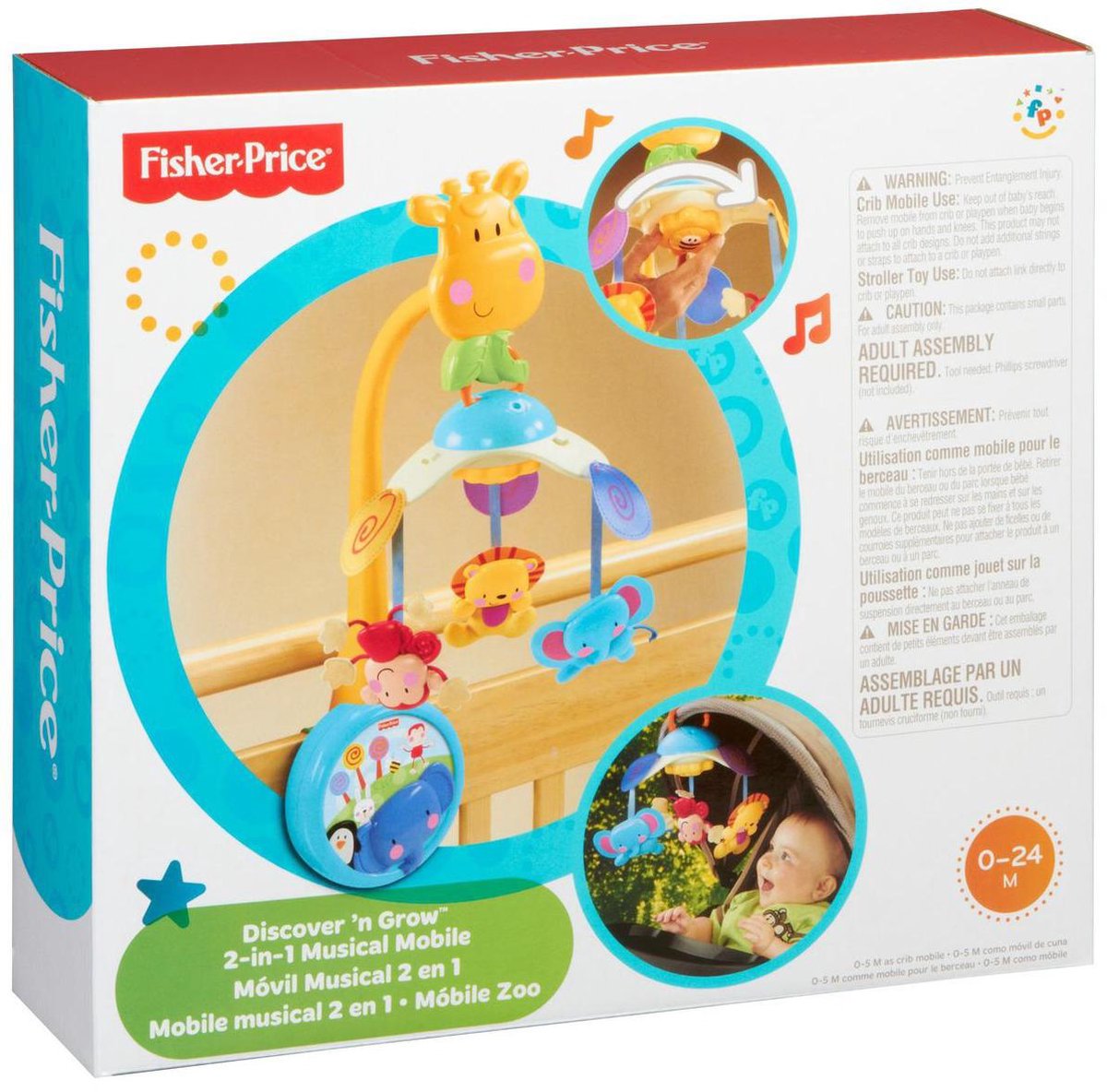 FisherPrice Precious 2in1 Muziekmobiel