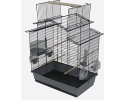 Vogelkooi - Parkietenkooi - Kanariekooi - voliere - Met Badhuis