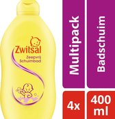 Zwitsal Zeepvrij Baby Badschuim - 4 x 400 ml - Voordeelverpakking