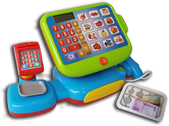 Touchscreen Speelgoed Kassa met Scanner - Kinderen - 3+ | bol.com