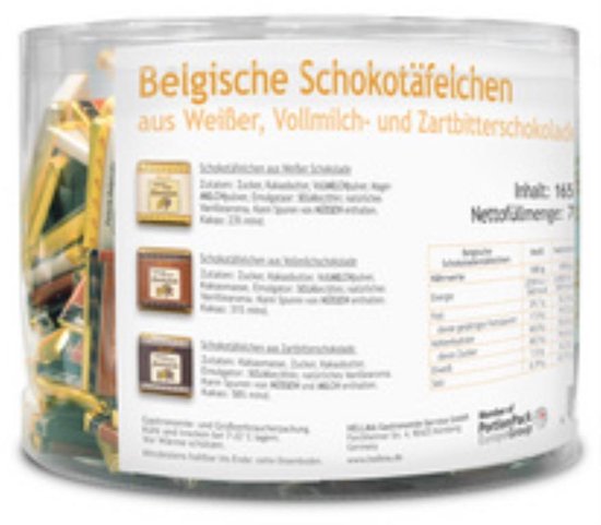 HELLMA Belgische chocolade tabletjes, in ronde silo van HELLMA — afbeelding 3