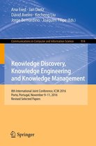 Communications in Computer and Information Science 914 - Knowledge Discovery, Knowledge Engineering and Knowledge Management