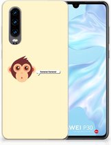 Huawei P30 Uniek TPU Hoesje Monkey