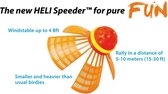 Speedminton Heli Speeders - 2 stuks - outdoor FUN - speed badminton - Oranje