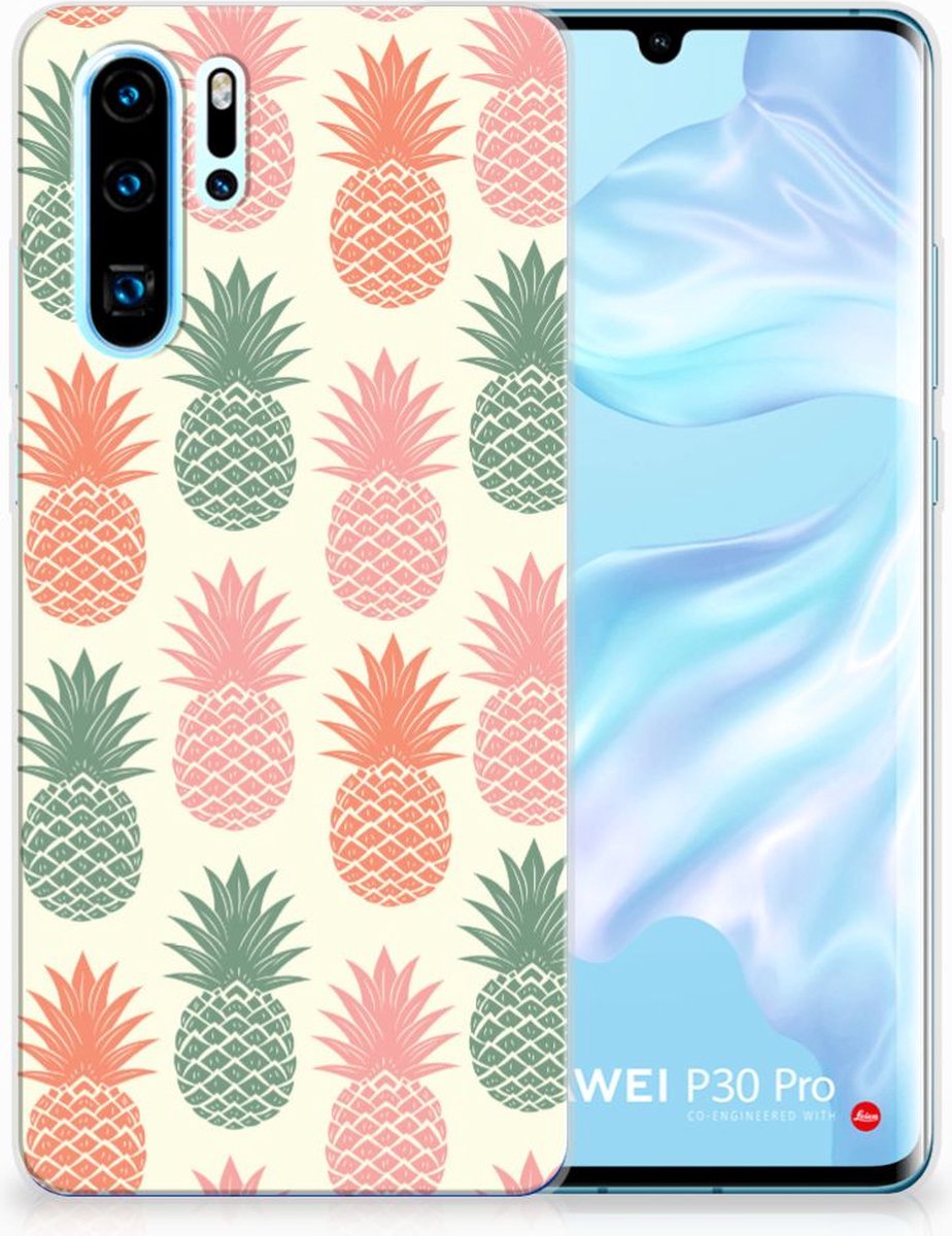 Huawei P30 Pro Siliconen Case Ananas