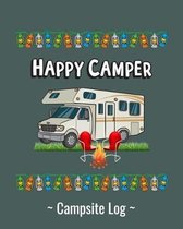 Happy Camper Campsite Log