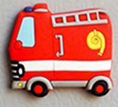 Magneet Brandweer voertuigen koelkast whiteboard