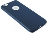 Siliconen hoesje donkerblauw Geschikt voor iPhone 6 (S) Plus