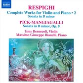 Bernecoli, Emy - Bianchi, Massimo Giuseppe - Complete Works For Violin And Piano Vol 2; Sonata (CD)