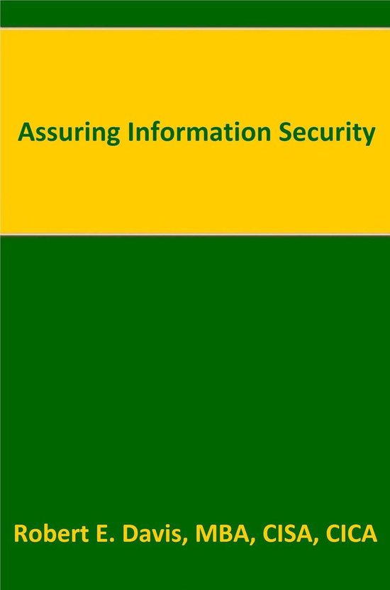 Assurance Services 3 - Assuring Information Security - cover