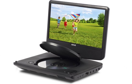 Akai Portable DVD speler met USB-poort met 9 inch LCD-display | bol.com