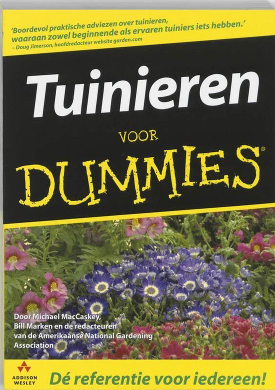 Cover van het boek 'Tuinieren voor Dummies' van Michael MacCaskey