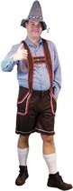 Oktoberfest - Voordelige bruine lederhosen 50 (M)