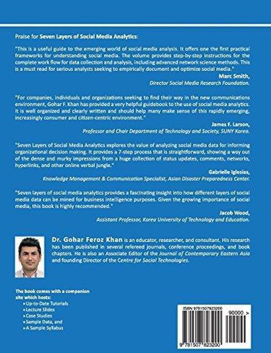 Seven Layers of Social Media Analytics | 9781507823200 | Gohar F Khan ...