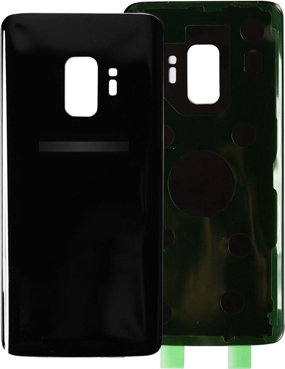 Voor Samsung Galaxy S9 Plus achterkant glas deksel batterij cover â€“ Zwart