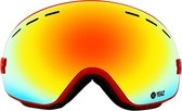 YEAZ XTRM-SUMMIT Ski- en snowboardbril met rood gespiegeld montuur