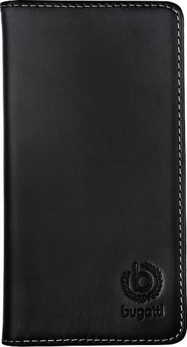 Sony Xperia Z2 hoesje - Bugatti - Zwart - Leer