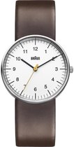 Braun classic gent BN0021WHBRG Man Quartz horloge