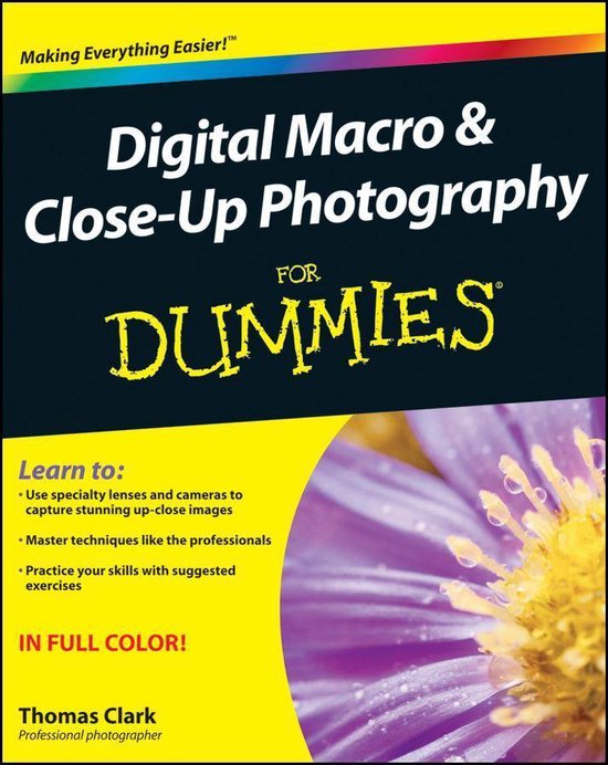 Digital Macro and Close-Up Photography For Dummies - cover