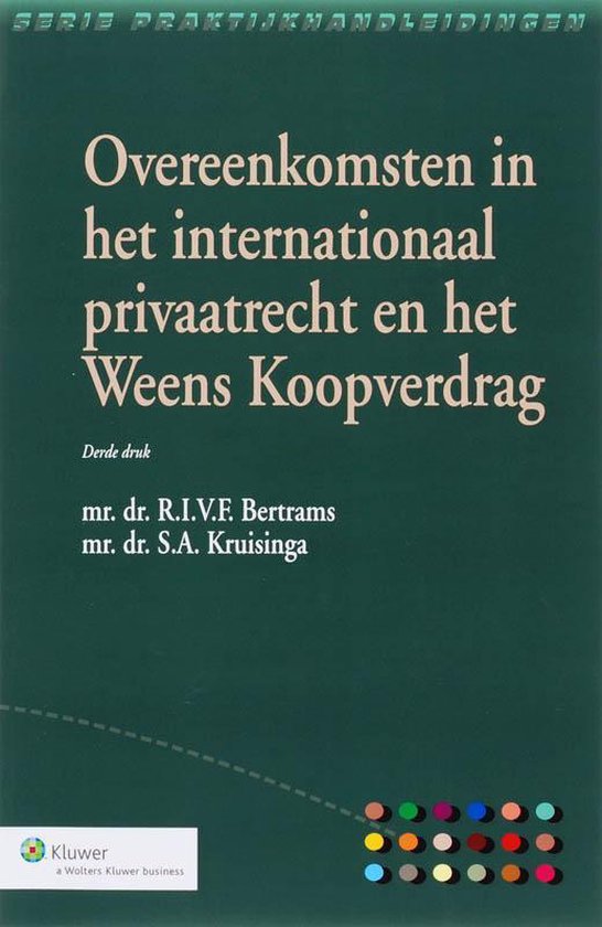 Overeenkomsten in het internationaal privaatrecht en het Wee ... - cover