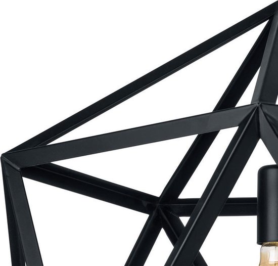 EGLO hanglamp Embleton - e27 - ø 46 cm - zwart - vtwonen