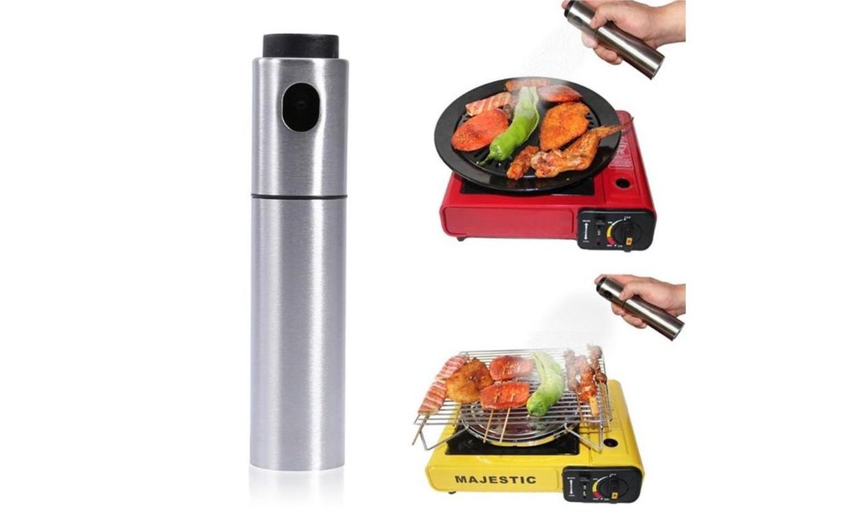 Signaal klant Terminal Rvs Oliespuit - Olie Pomp Spray - Airfryer Olie Spray - Olieverstuiver -  Barbecue... | bol.com