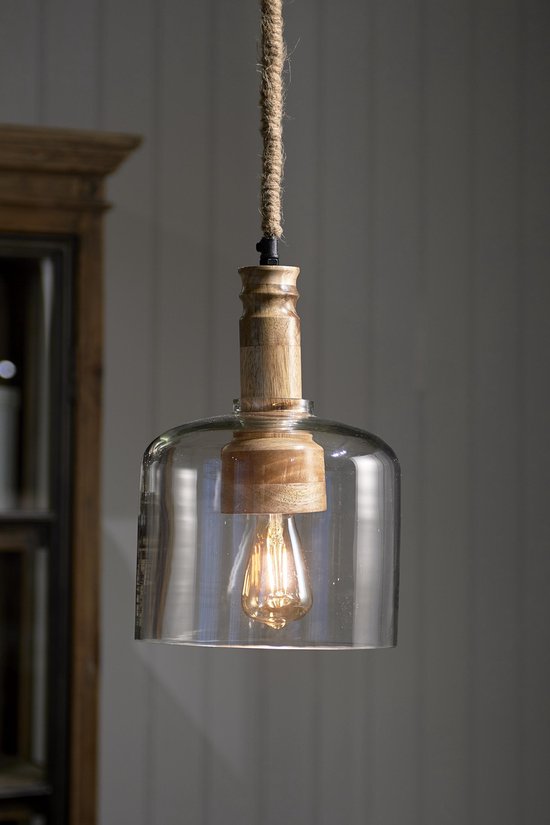 Riviera Maison San Sebastian Hanging Lamp - Hanglamp - Glas | bol.com