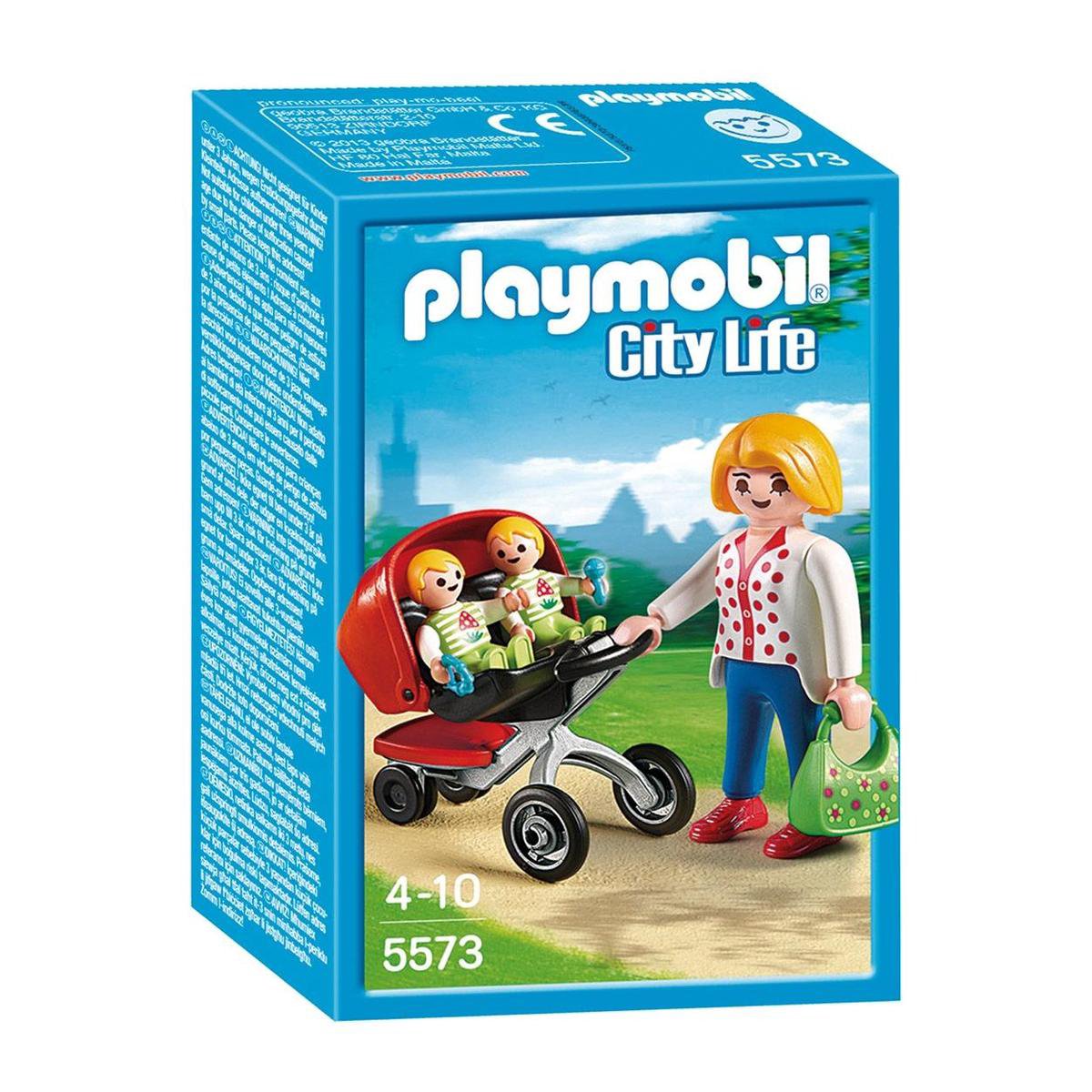 PLAYMOBIL City Life Tweeling kinderwagen - 5573 — afbeelding 12