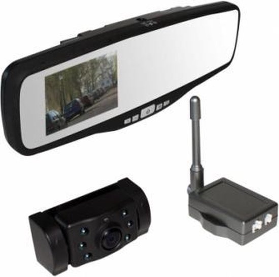 Pro-User draadloze Achteruitrijcamera met Spiegeldisplay en Bluetooth  ABP220 | bol.com