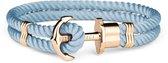 Paul Hewitt Anchor Bracelet PH-PH-N-G-Ni-L - Armband - Nylon - Blauw - 19 cm