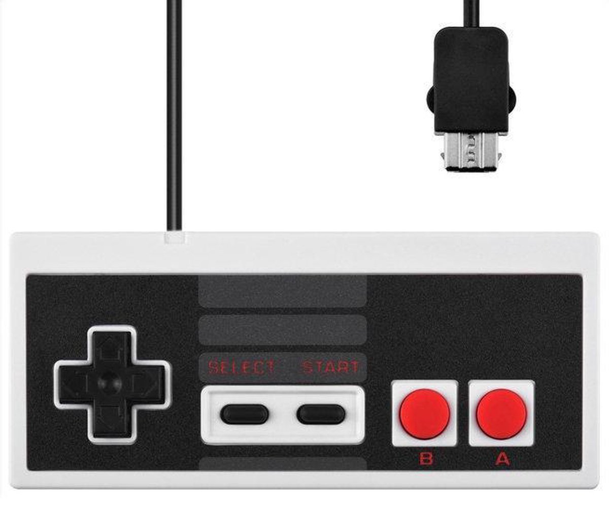 Dolphix - Controller voor de Nintendo Mini Classic NES in het grijs (2016 model)