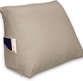 Savoureux coussin de lecture paresseux, y compris la taie d'oreiller assortie Sand