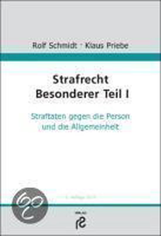 Strafrecht Besonderer Teil I - cover