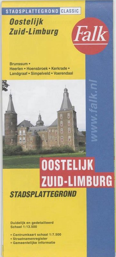 Oostelijk Zuid-Limburg plattegrond - cover