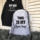 Rugzak nylon-jongen-meisje gymtas-this is my bag!-kind