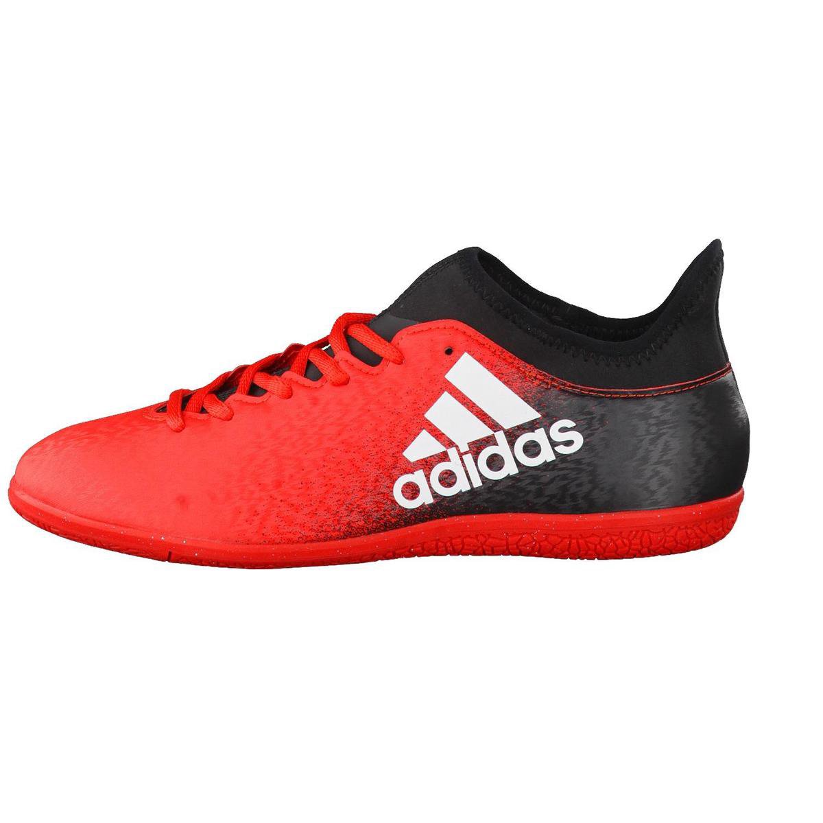 adidas - X 16.3 Indoor - Indoorschoen - Rood/Zwart - maat 46 | bol.com