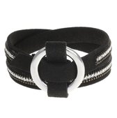 Wikkelarmband met riemsluiting