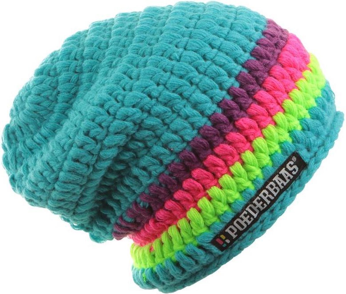 Poederbaas Large Beanie DNALBZ05 Zwart