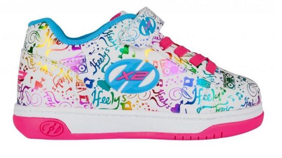 Pracht Stiptheid pellet Heelys Dual Up white rainbow sneakers meisjes | bol.com