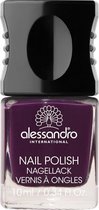 Alessandro Nail Polish - 45 Dark Violet - 10 ml - Nagellak