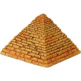 Piramide 6 x 6 x 6 cm - Met steentjes gelaagd in Reliëf