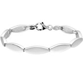 The Jewelry Collection Armband 6,5 mm 19 cm - Zilver Gerhodineerd