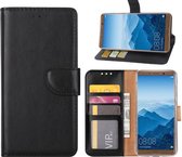Boek Hoesje Huawei Mate 10 Pro - siliconen binnenkant - portemonnee hoesje – geschikt voor pasjes - Zwart