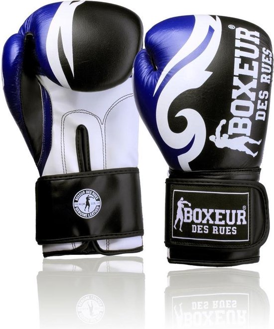 BOXEUR DES RUES Premium Logo Leather Boxing Gloves Unisex