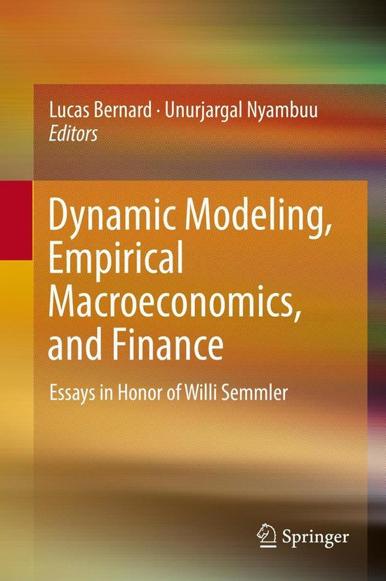 Economics and Finance (R0) - Dynamic Modeling, Empirical Mac ... - cover