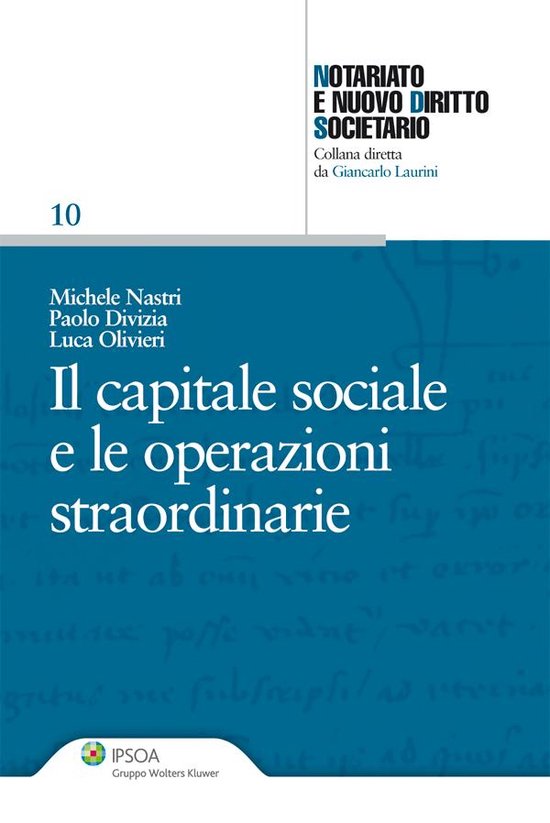 Il capitale sociale e le operazioni straordinarie - cover