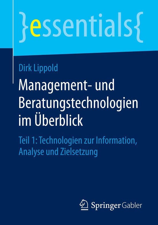 essentials - Management- und Beratungstechnologien im Überb ... - cover