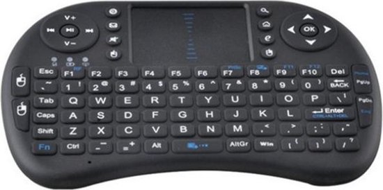 Lipa Mini draadloos toetsenbord Zwart - Draadloos en oplaadbaar | bol.com