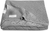 Jollein Deken Little Naturals Bamboe 75 x 100 cm - Lichtgrijs